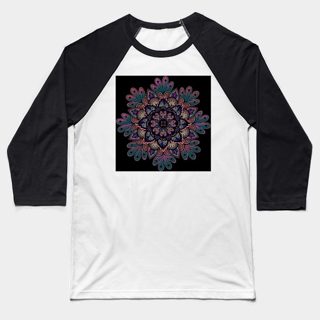 Star Mandalas 091 (Style:6) Baseball T-Shirt by luminousstore